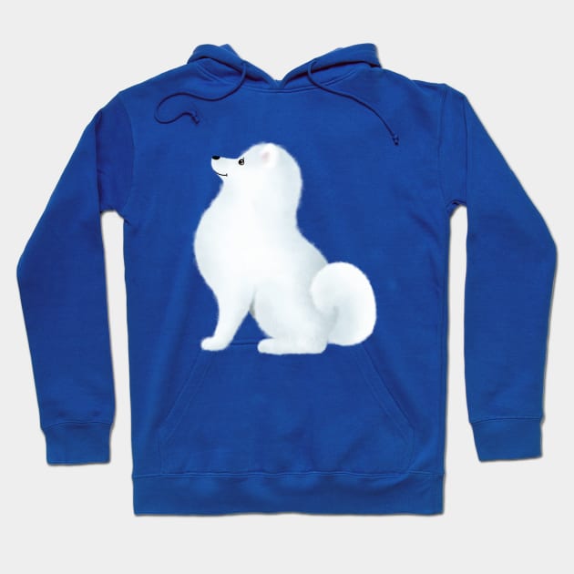 Samoyed Hoodie by illucalliart